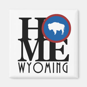 ZUHAUSE Wyoming Magnet