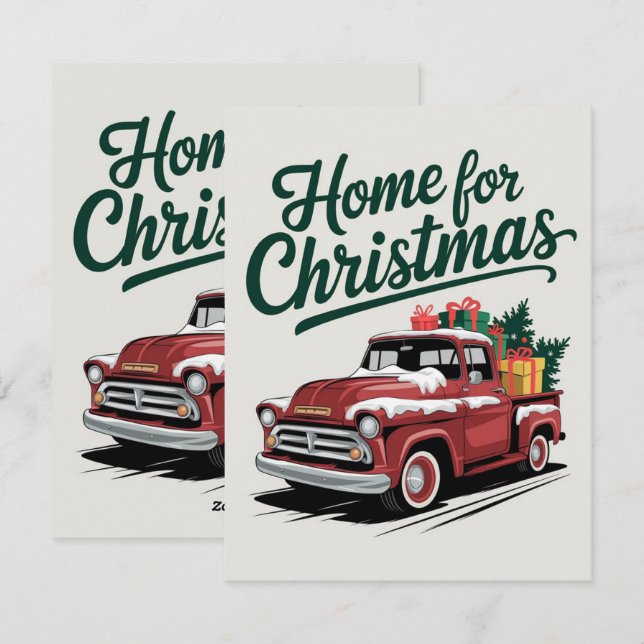 Zuhause zu Weihnachten (Vorne/Hinten)