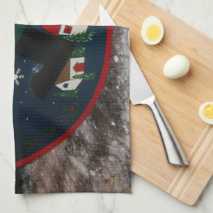 Zuhause zu Weihnachten Neueste Phantastische coole Geschirrtuch