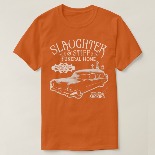 Zuhause zur Schlachtung und Beisetzung T-Shirt (Design vorne)