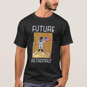 Zukunft Astronaut Astronomie Raumschiff Weltraum F T-Shirt