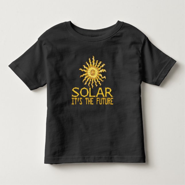 Zukunft der Solarenergie Kleinkind T-shirt (Vorderseite)