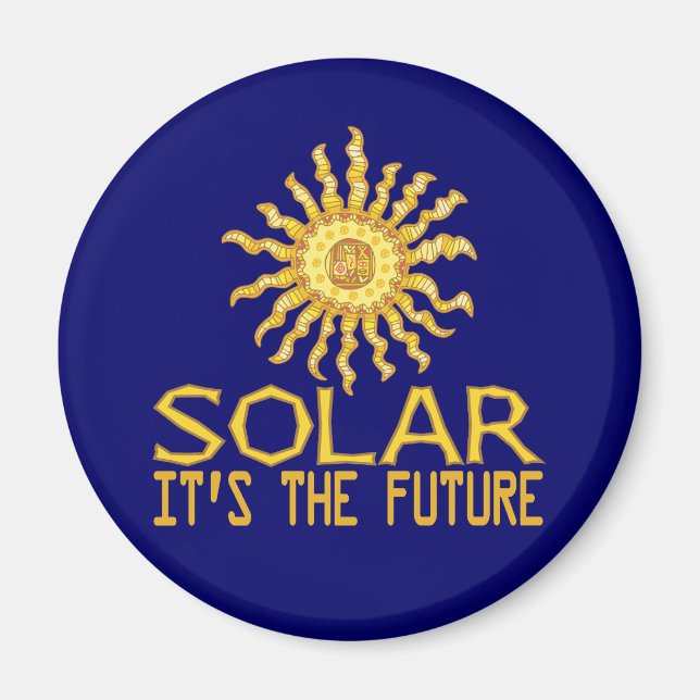 Zukunft der Solarenergie Magnet (Vorne)