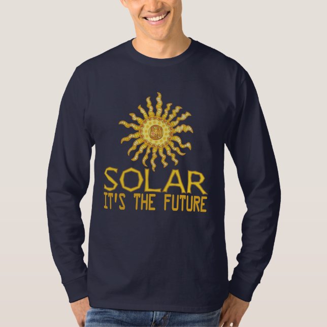 Zukunft der Solarenergie T-Shirt (Vorderseite)