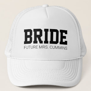 Zukunft Frau Bride Bachelorette Hat Truckerkappe