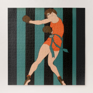 Zukunft ist weiblich 1920er Boxillustration