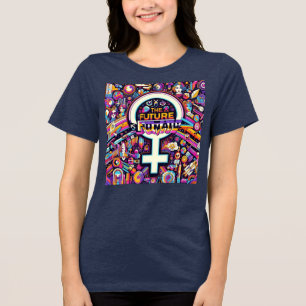 Zukunft ist weiblich Tri-Blend shirt