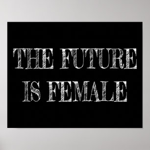 Zukunft ist weiblich Vintage Poster