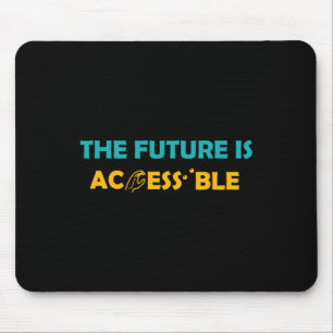 Zukunft ist zugänglich Braille American Sign Langu Mousepad