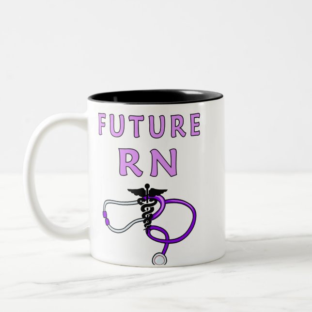 Zukunft RN Zweifarbige Tasse (Links)