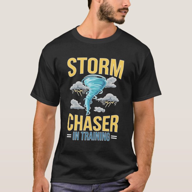 Zukunft Sturmabsturz in der Ausbildung Tornado Cha T-Shirt (Vorderseite)