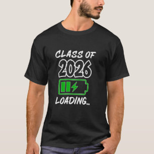 Zukünftige Abschlussklasse 2026 Countdown zum Schu T-Shirt