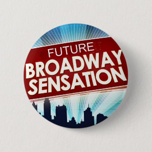 Zukünftige Broadway-Empfindung Button