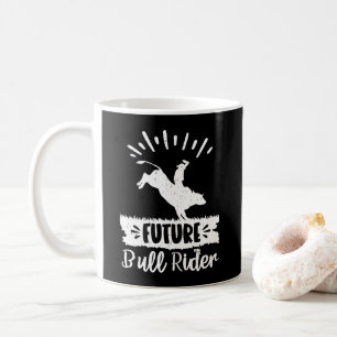 Zukünftige Bull Rider Bull Riding Rodeo Geschenkid Kaffeetasse