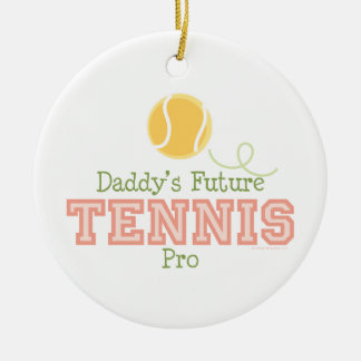 Zukünftige das Tennis-Proverzierung des Vatis Keramik Ornament