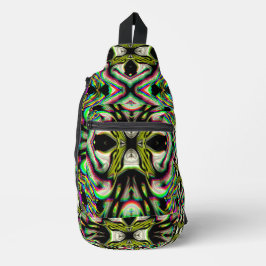 Zukünftige Formen Holographic Yellow Jacket Chrome Crossbody Bag