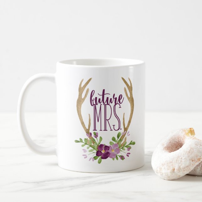 Zukünftige Frau Boho Mug Kaffeetasse (Mit Donut)