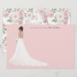 Zukünftige Frau Bride danke Ihnen Stationery Briefpapier