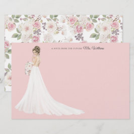 Zukünftige Frau Bride danke Ihnen Stationery Briefpapier