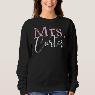 Zukünftige Frau Carter Junggeselinnen-Abschied Bra Sweatshirt