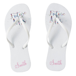 Zukünftige Frau Customizable Flip Flops