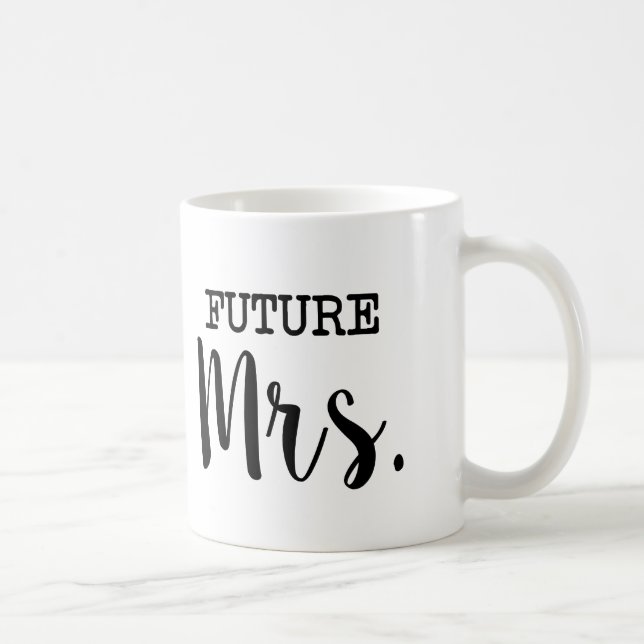 Zukünftige Frau lustige Braut Kaffeetasse (Rechts)