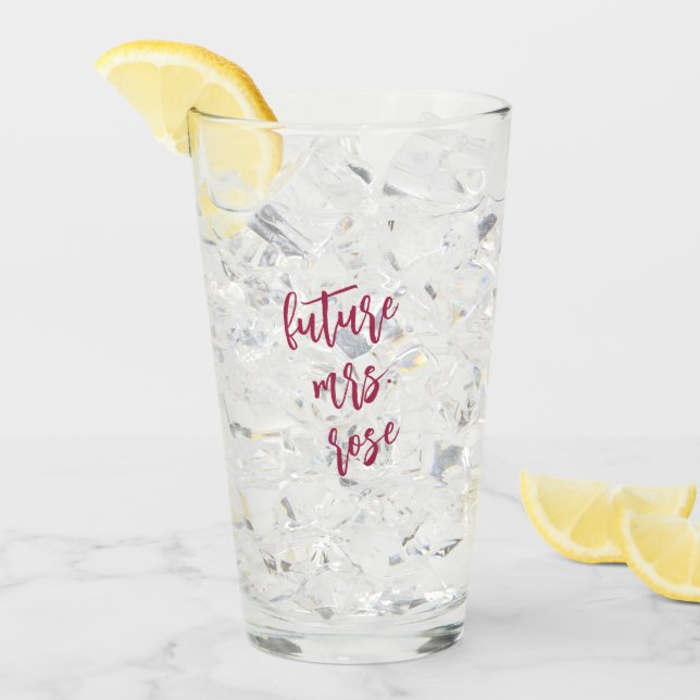 Zukünftige Frau Rose Glas (Vorderseite Ice)