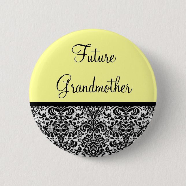Zukünftige Großmutter Button (Vorderseite)