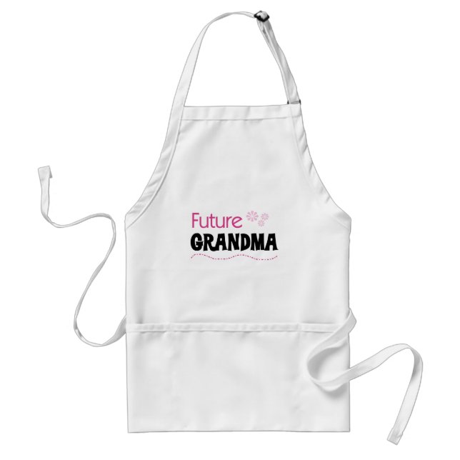 Zukünftige Großmutter-T-Shirts und Geschenke Schürze (Vorne)