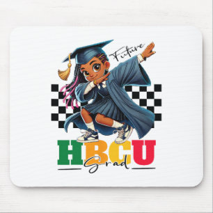 Zukünftige Hbcu-Absolventen Kinder Schwarzes Mädch Mousepad