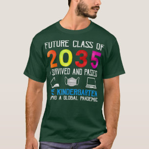 Zukünftige Klasse von 2035 überlebte und überlebte T-Shirt