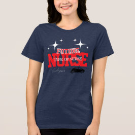 Zukünftige Krankenschwester - Ärztin Krankenschwes Tri-Blend Shirt