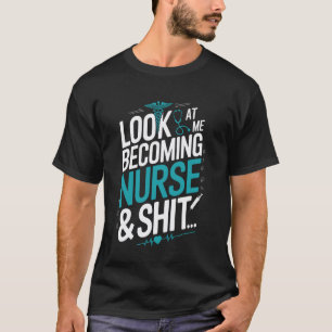 Zukünftige Krankenschwester RN Krankenpflegeschüle T-Shirt