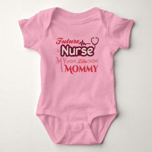 Zukünftige Krankenschwester wie meine Mama Baby Strampler