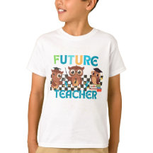 Zukünftige Lehrer zurück zu den T-Shirts der Schul