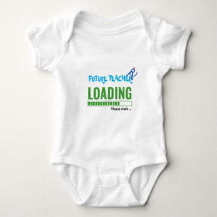 Zukünftige Lehrerin Loading Funny Personalisiert U Baby Strampler
