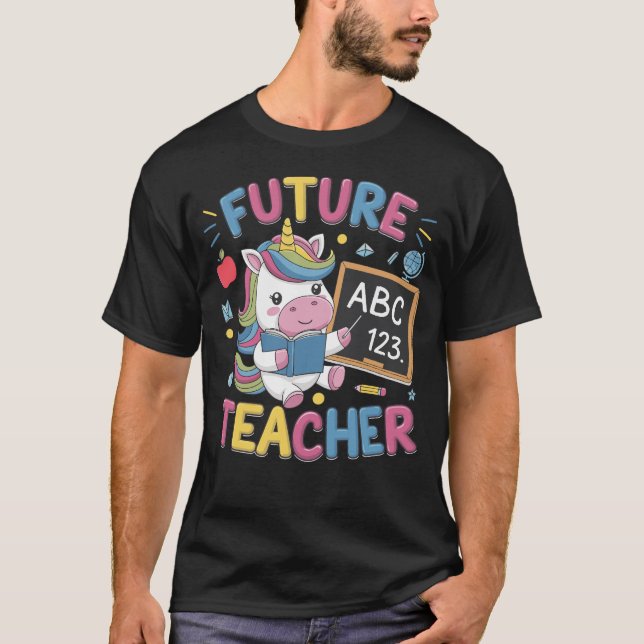 Zukünftige Lehrerin T-Shirt (Vorderseite)