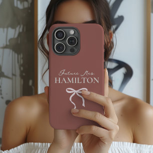 Zukünftige Mrs Benutzerdefinierte elegante Skrip Case-Mate iPhone 14 Pro Max Hülle