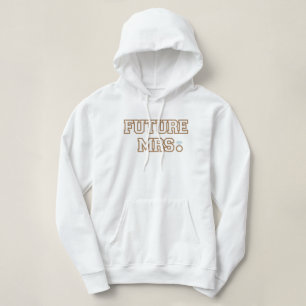 Zukünftige Mrs Braut, Verlobte, Junggesellinnenabs Hoodie