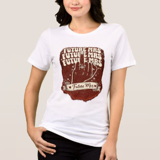 Zukünftige Mrs Braut Wird Zur Verlobungsfeier Retr Tri-Blend Shirt