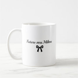 Zukünftige Mrs. Mug Verlobungsgeschenk für die zuk Kaffeetasse