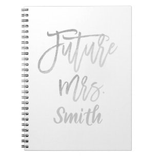 Zukunftige Mrs. Silver Script Hochzeitsplanung Mod Notizblock