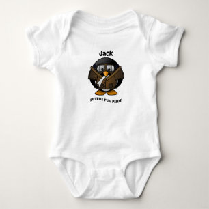 Zukünftige P-38 PIlot Baby Strampler