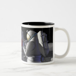 Zukünftige Raumforschungaufträge 11 Zweifarbige Tasse