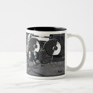Zukünftige Raumforschungaufträge 2 Zweifarbige Tasse