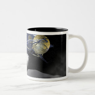 Zukünftige Raumforschungaufträge 4 Zweifarbige Tasse