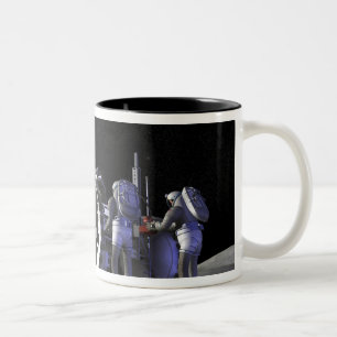 Zukünftige Raumforschungaufträge 9 Zweifarbige Tasse