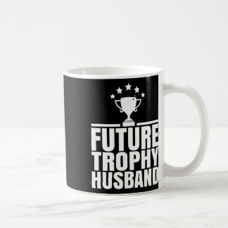 Zukünftige Trophäe Verlobte Groom zu lustigen Spri Kaffeetasse