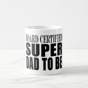 Zukünftige Väter: Brett zugelassener SuperVater Kaffeetasse