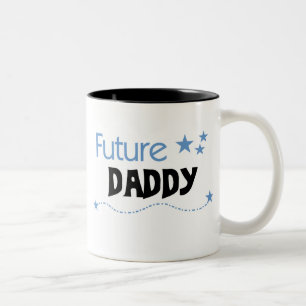 Zukünftige Vati-T-Shirts und Geschenke Zweifarbige Tasse